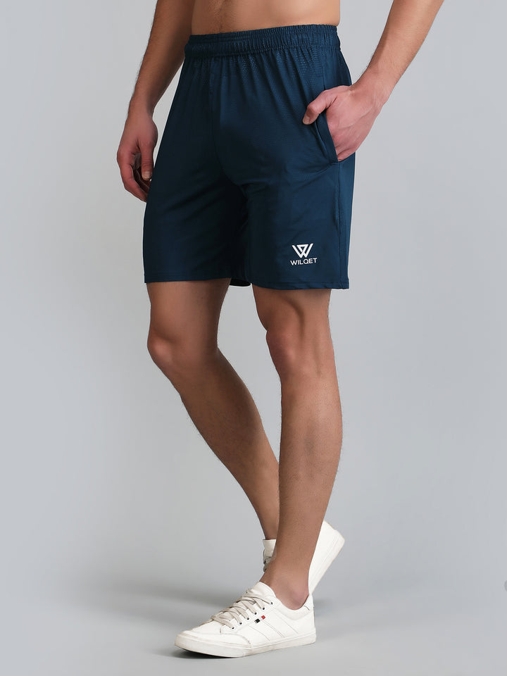 Mens Dryfit Ns Lycra Embossed Shorts