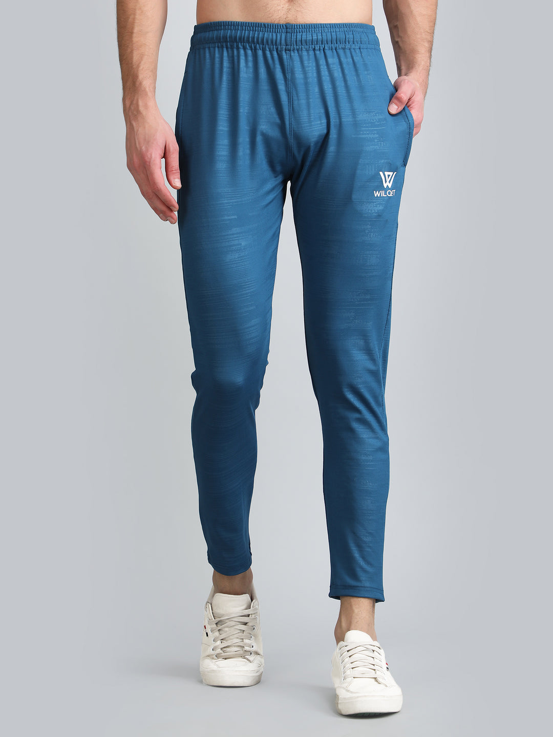 Mens Embossed Lycra Track Pant