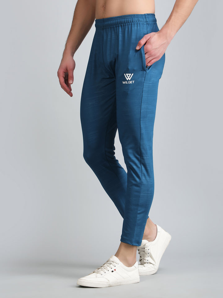 Mens Embossed Lycra Track Pant