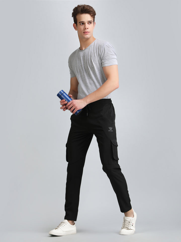 Mens Running Cargo Pants With 4 Pkt.