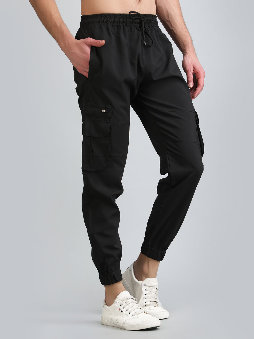 Mens Cargo Jogging Track Pants With 4 Air Pkt