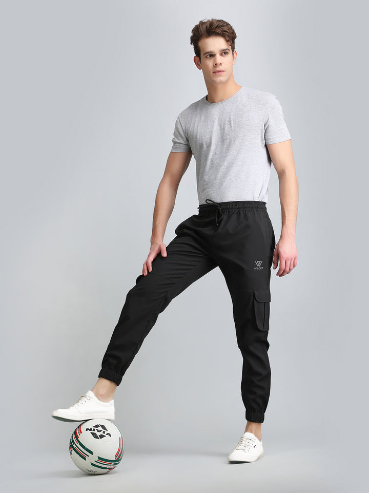 Mens Cargo Jogging Track Pants With 4 Air Pkt