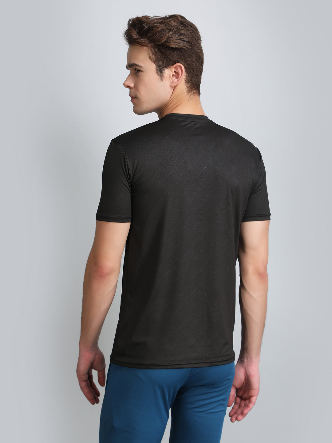 Mens Running SS Round Neck T-Shirt