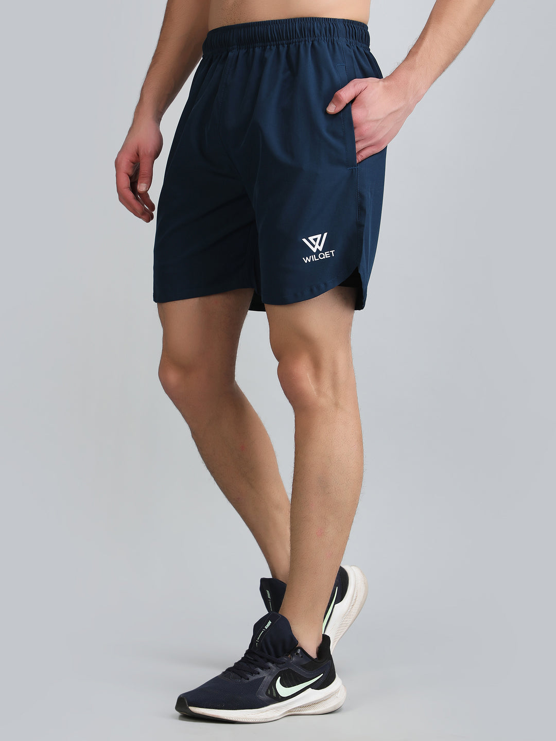 Mens Dryfit Cut-Sew Apple Cut Shorts