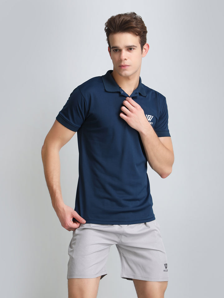 Mens Dryfit SS Collar Polo T-Shirts