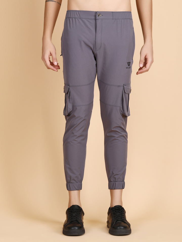 Mens Dryfit Cargo Jogging Track Pants