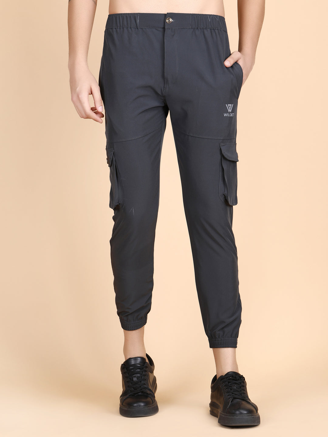 Mens Cargo Track Pant 4 Pkt. With Flap Button