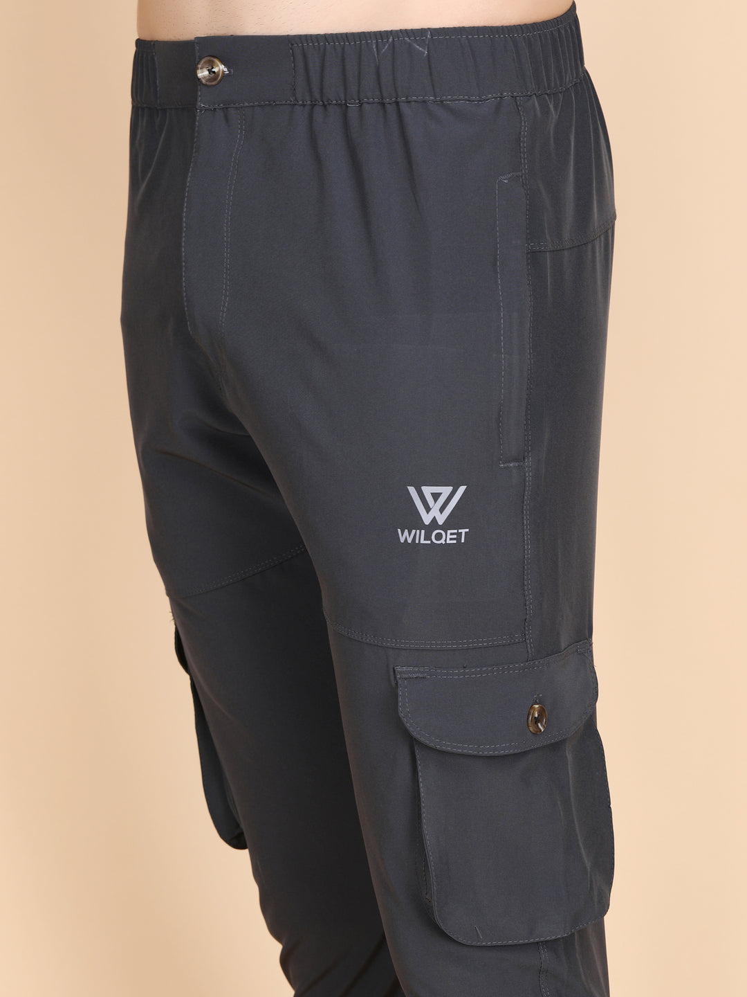 Mens Cargo Track Pant 4 Pkt. With Flap Button