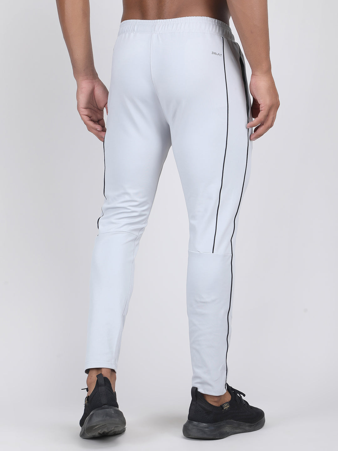 MEN'S RUNNING TRACK PANT CUT & SEW WITH STRACHABLE 4 WAY LYCRA & WITH CONTRAST CORD PIPING