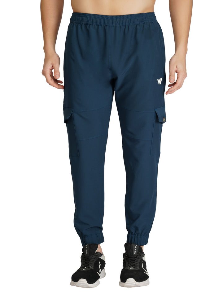 MEN'S TRAVELLING CARGO TRACK PANT WITH 2 SIDE PKT. & 2 AIR FLAP BUTTON PKT.