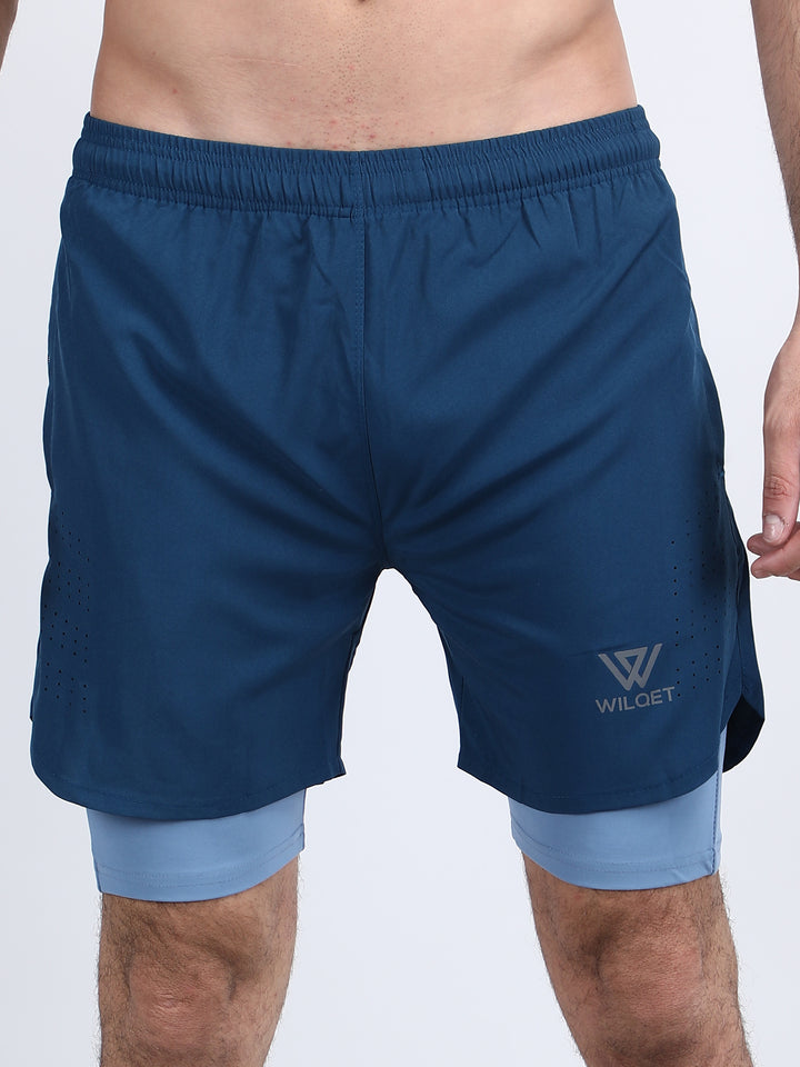 Mens Dryfit 2IN1 Shorts