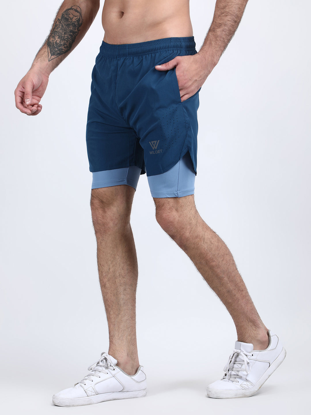 Mens Dryfit 2IN1 Shorts