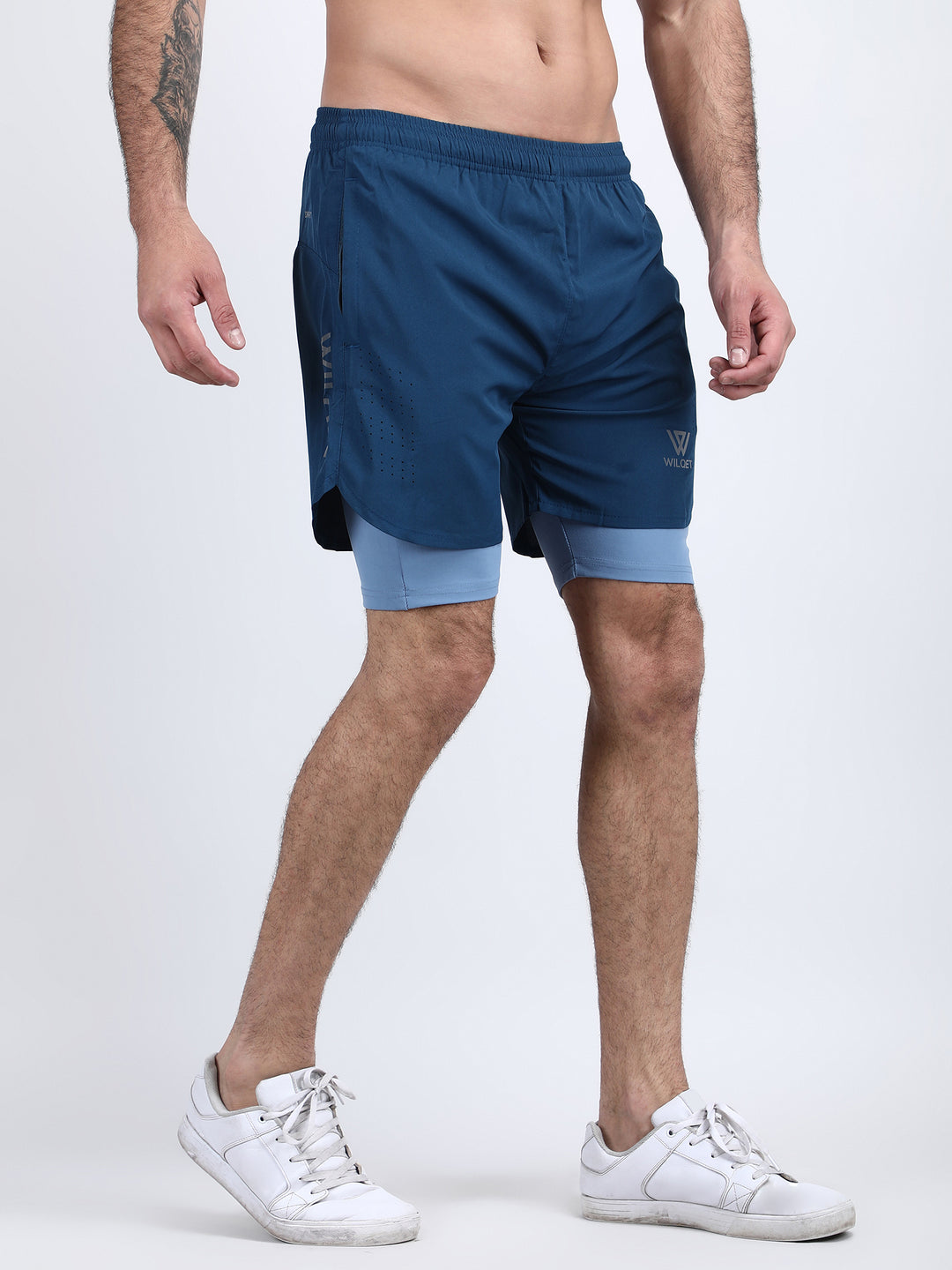 Mens Dryfit 2IN1 Shorts