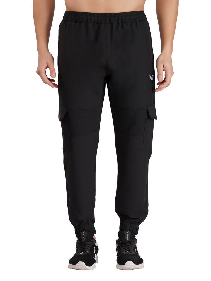 MEN'S TRAVELLING CARGO TRACK PANT WITH 2 SIDE PKT. & 2 AIR FLAP BUTTON PKT.