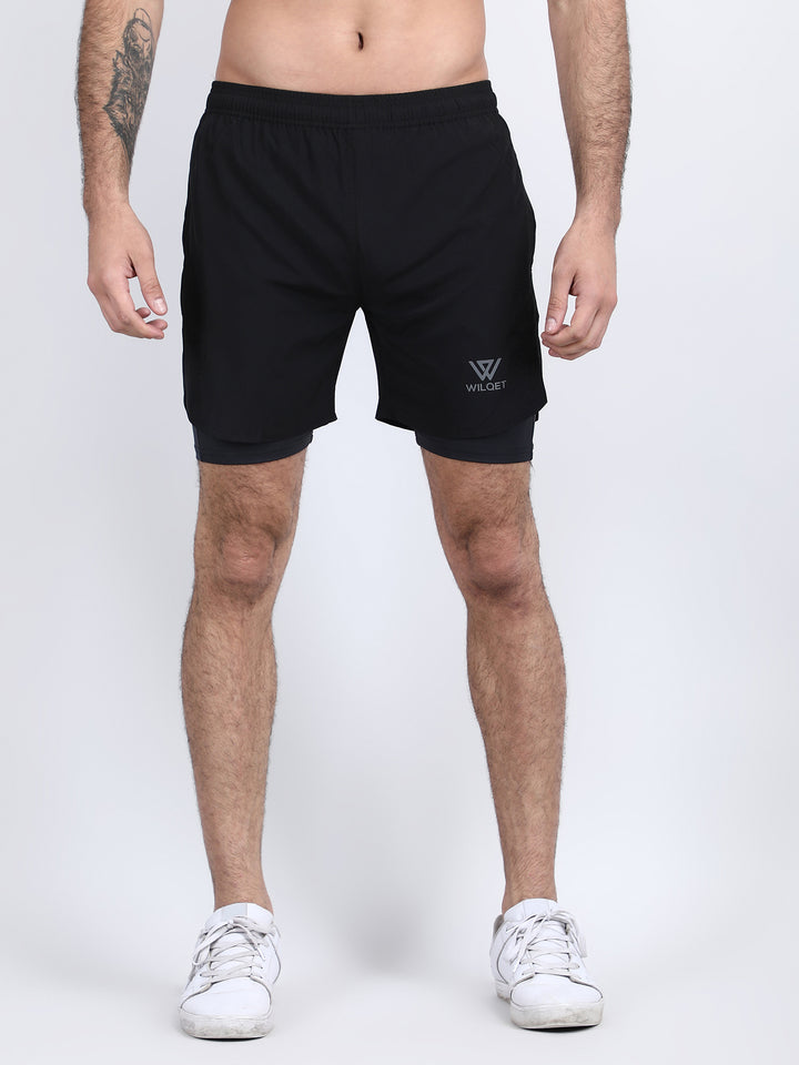 Mens Dryfit 2IN1 Shorts