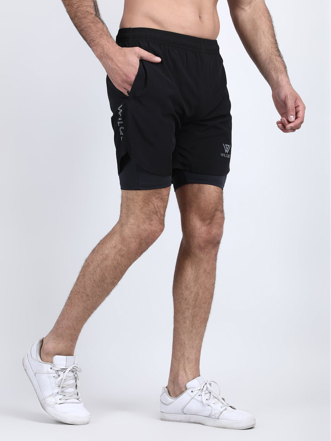 Mens Dryfit 2IN1 Shorts