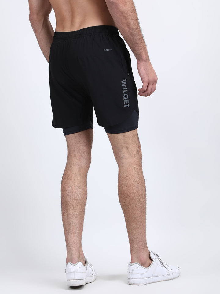 Mens Dryfit 2IN1 Shorts