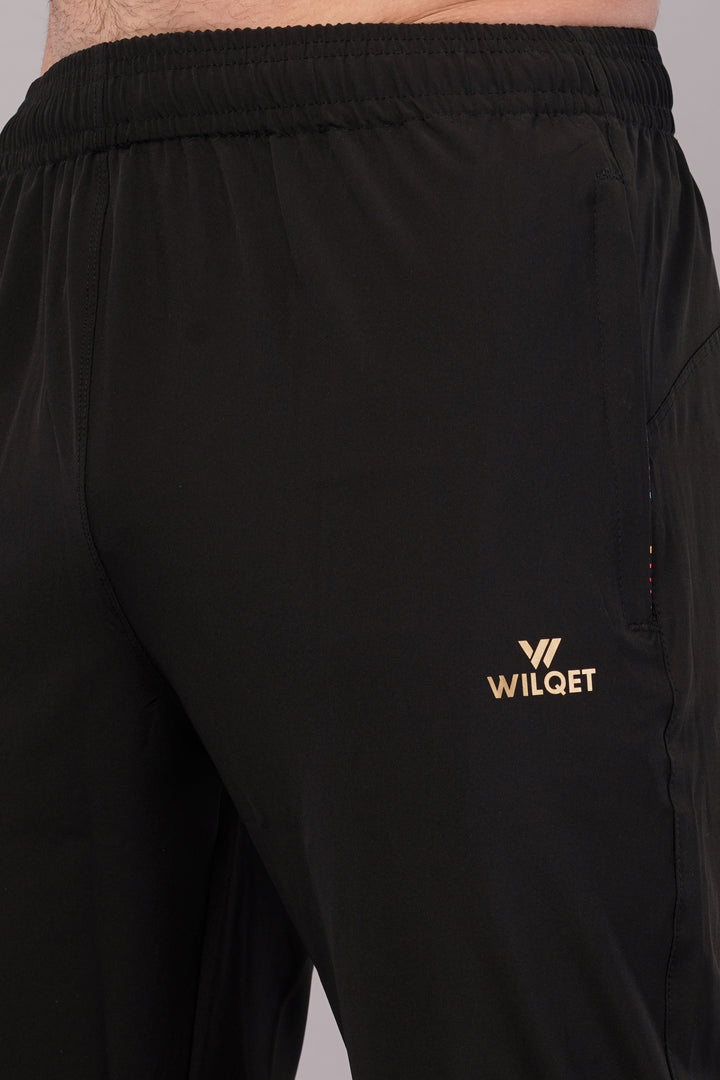 Men's Dryfit Running Sports Track Pant in NS Lycra Pro with 2 Zipped Side Pockets.