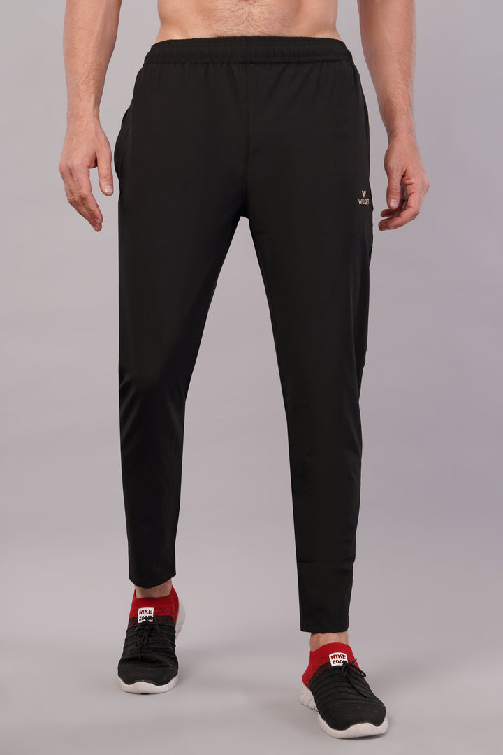 Men's Dryfit Running Sports Track Pant in NS Lycra Pro with 2 Zipped Side Pockets.