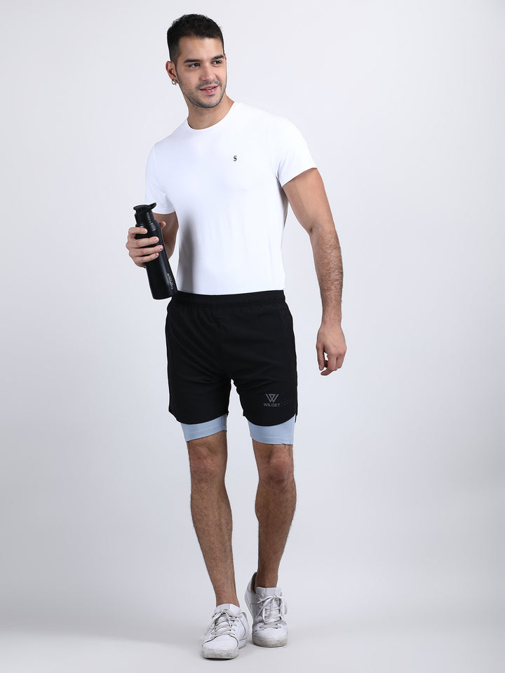 Mens Dryfit 2IN1 Shorts