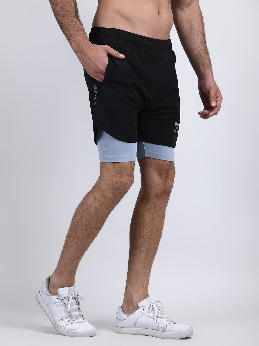 Mens Dryfit 2IN1 Shorts