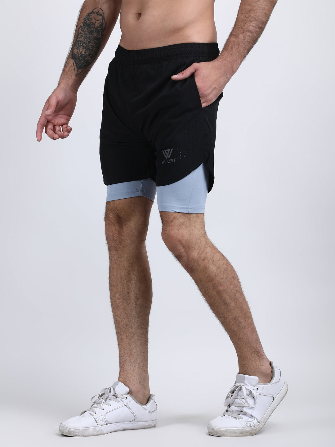 Mens Dryfit 2IN1 Shorts