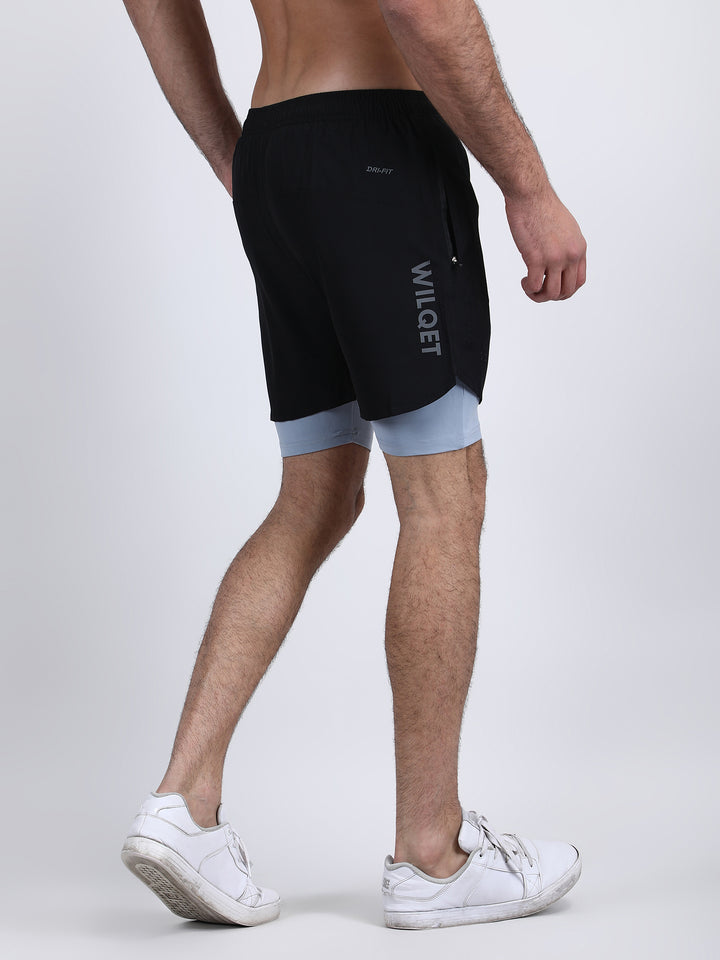 Mens Dryfit 2IN1 Shorts