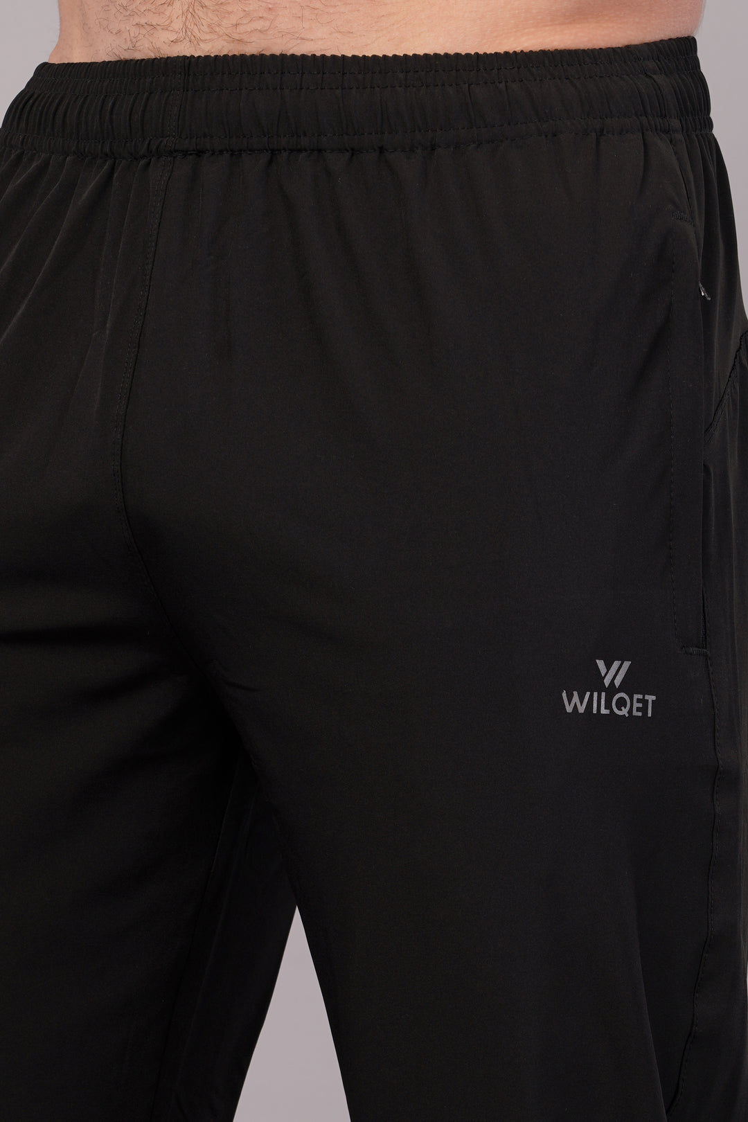 Men's Dryfit Running Sports Track Pant in NS Lycra Pro with 2 Zipped Side Pockets.