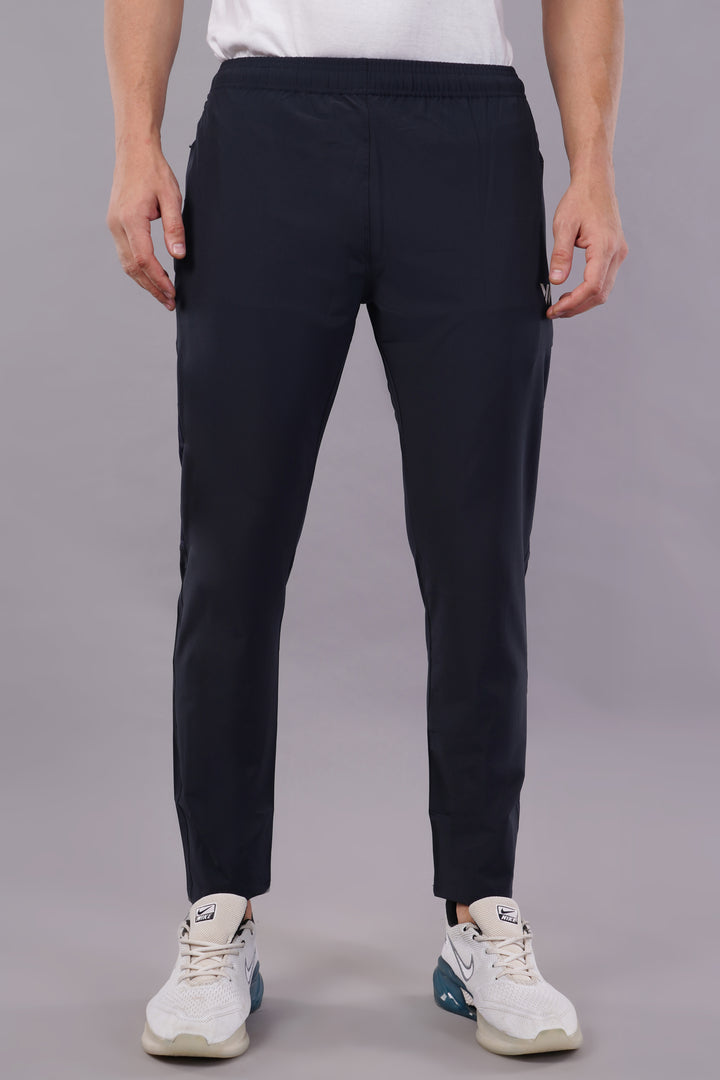 MEN'S RUNNING DRYFIT TRACK PANT IN NS LYCRA WITH BOTH SIDE EMBOOSED PANELS