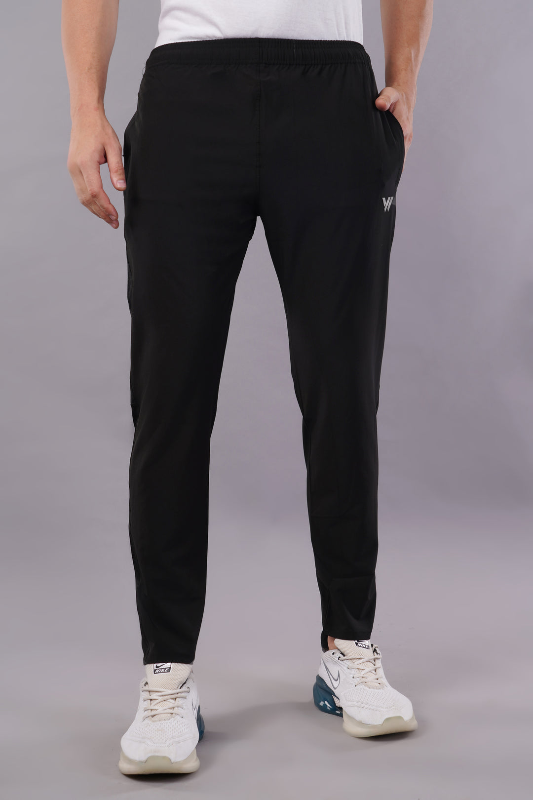 MEN'S RUNNING DRYFIT TRACK PANT IN NS LYCRA WITH BOTH SIDE EMBOOSED PANELS