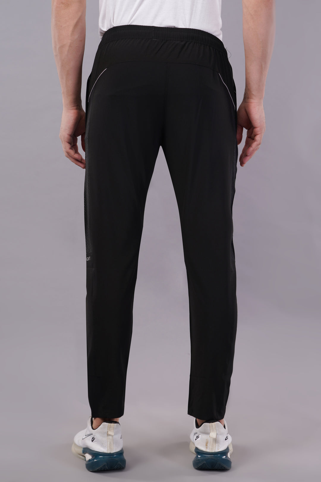 MEN'S RUNNING DRYFIT TRACK PANT IN NS LYCRA WITH BOTH SIDE EMBOOSED PANELS