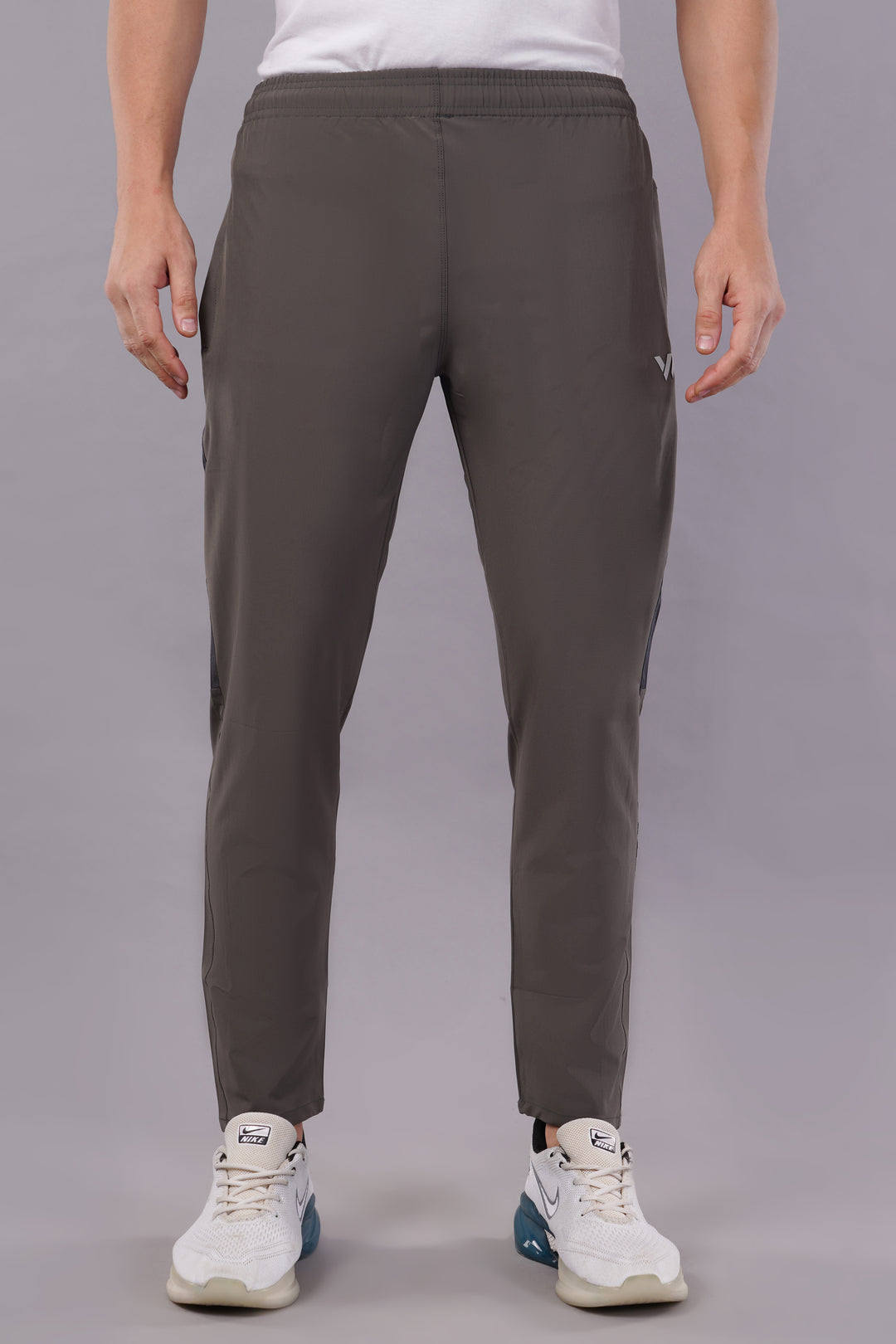 MEN'S RUNNING DRYFIT TRACK PANT IN NS LYCRA WITH BOTH SIDE EMBOOSED PANELS