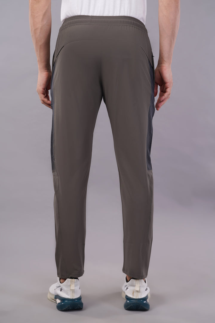 MEN'S RUNNING DRYFIT TRACK PANT IN NS LYCRA WITH BOTH SIDE EMBOOSED PANELS