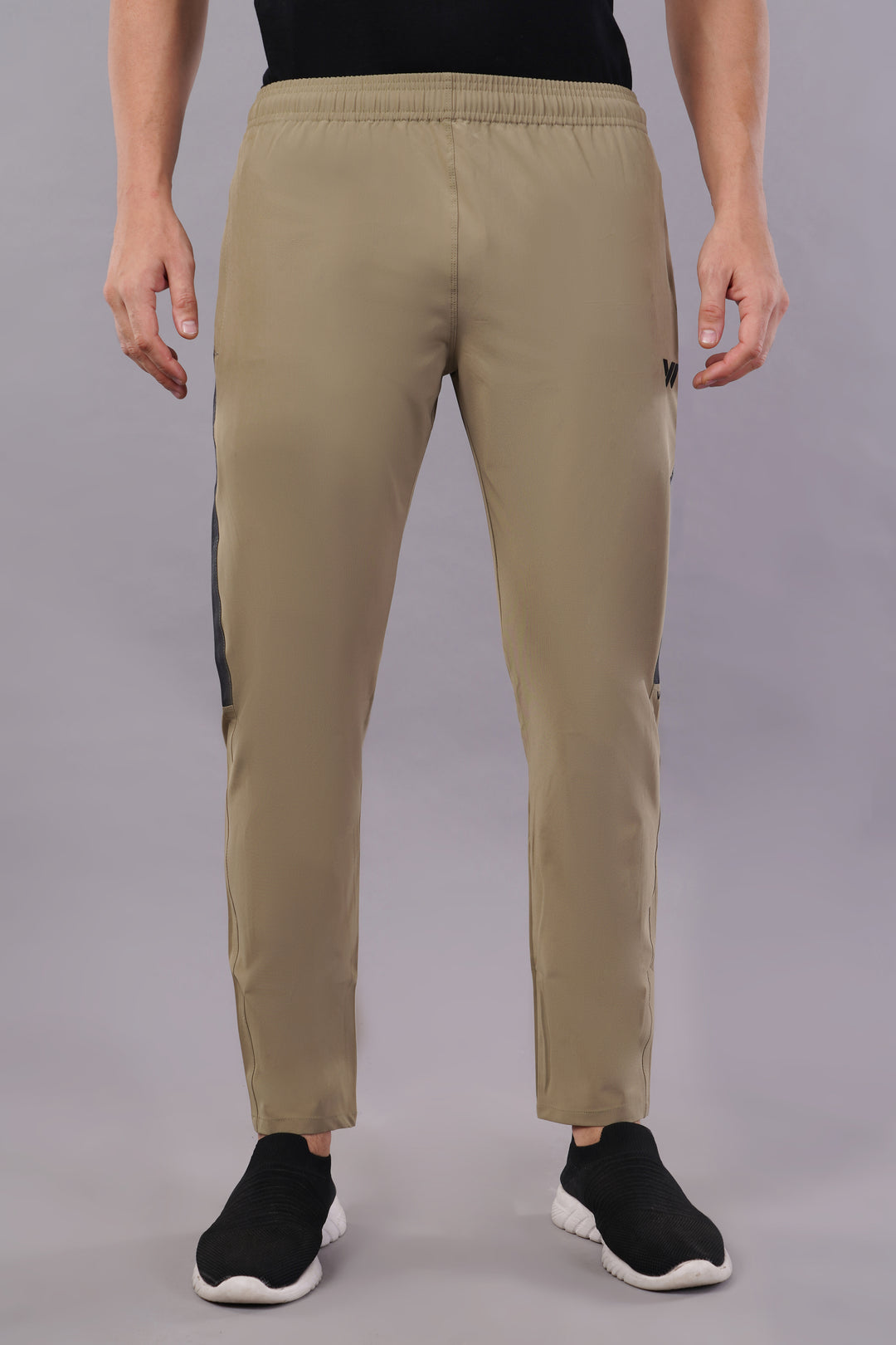 MEN'S RUNNING DRYFIT TRACK PANT IN NS LYCRA WITH BOTH SIDE EMBOOSED PANELS