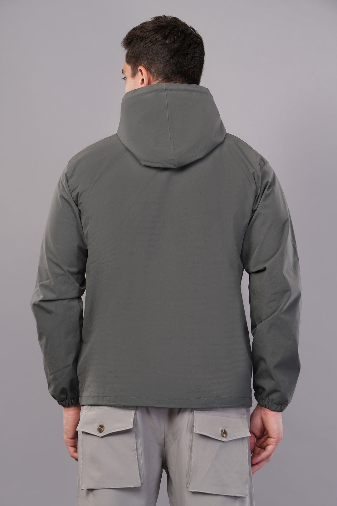 MEN'S RUNNING RAIN JACKET WATERPROOF WITH SUPPORTING 0/MESH & HOODIES WITH FULL ZIP COVER