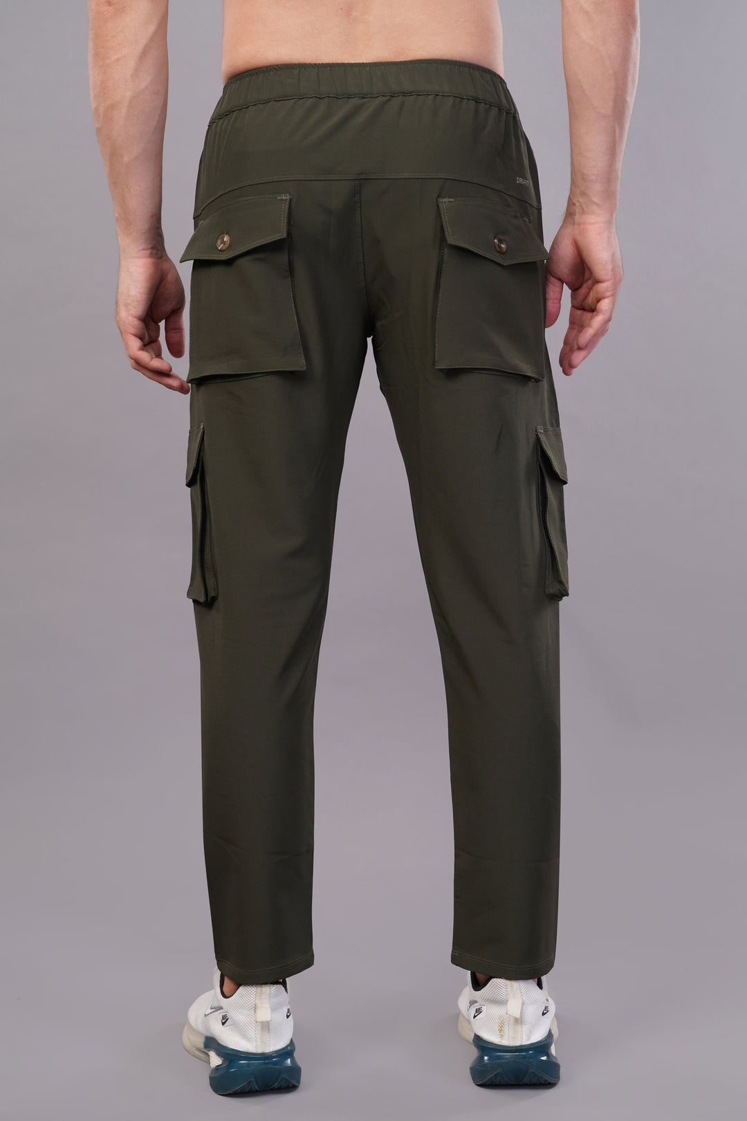 MEN'S  TRAVEL & RUNNING CARGO TRACK PANT NS TERRY WITH 6 POCKET 2 SIDE PKT. & 4 CARGO FLAP BUTTON PKT.