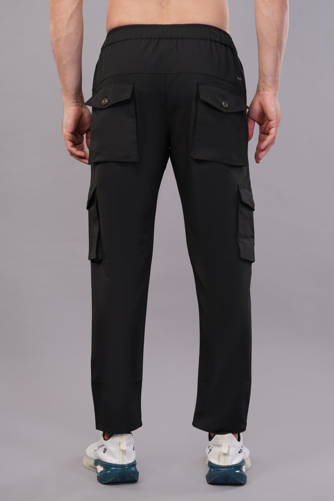 MEN'S  TRAVEL & RUNNING CARGO TRACK PANT NS TERRY WITH 6 POCKET 2 SIDE PKT. & 4 CARGO FLAP BUTTON PKT.