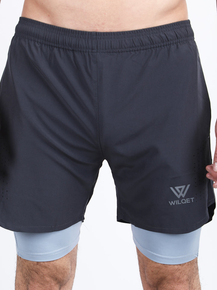 Mens Dryfit 2IN1 Shorts