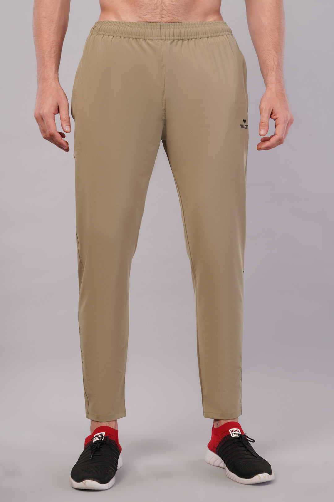 Men's Dryfit Running Sports Track Pant in NS Lycra Pro with 2 Zipped Side Pockets.