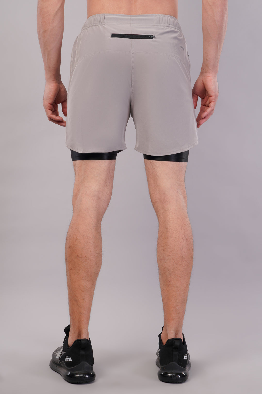 Wilqet Men's Running 2in1 Supporting Shorts with Back Mobile Pkt. & Swimwear Tighty Inner