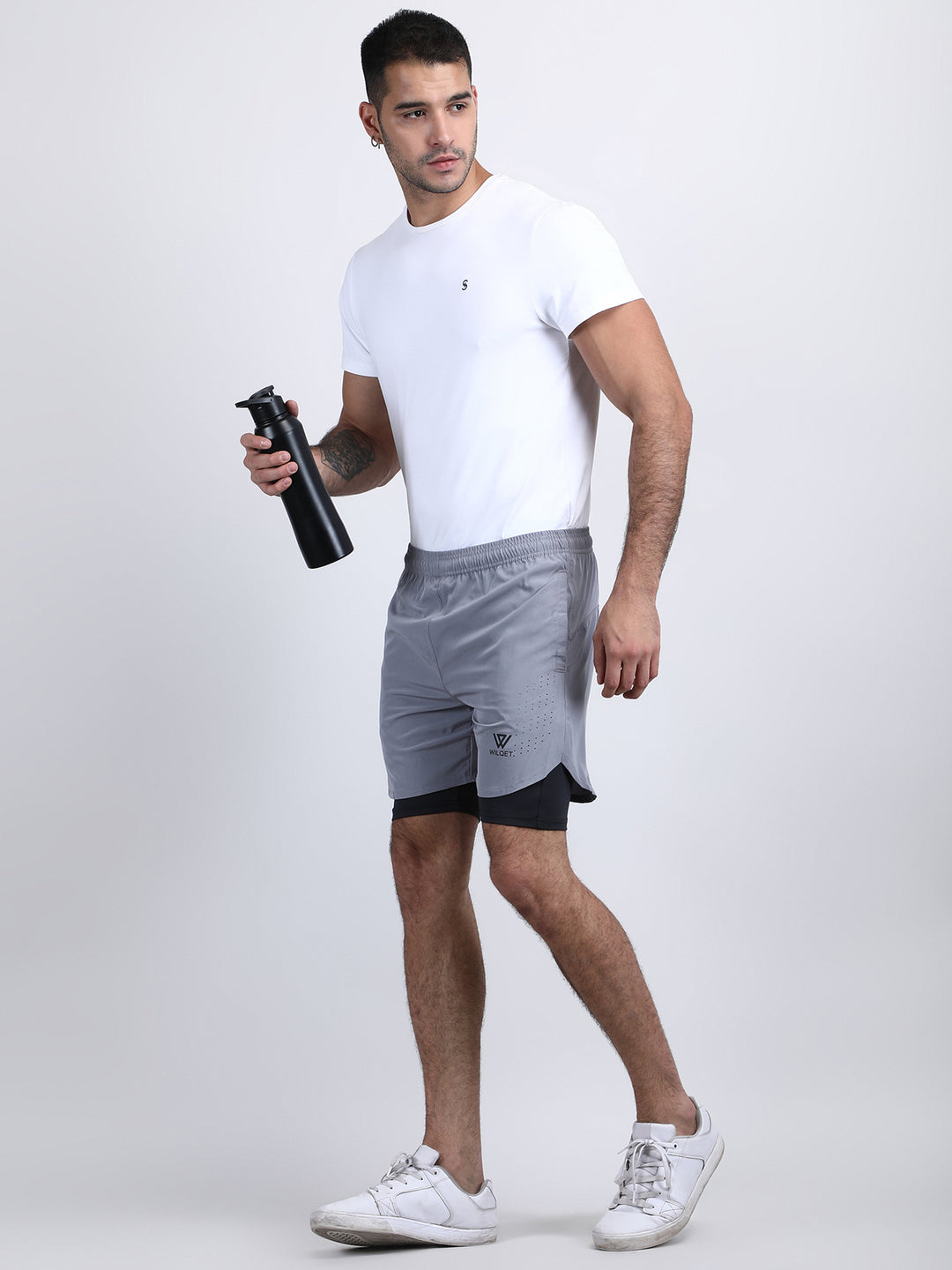 Mens Dryfit 2IN1 Shorts