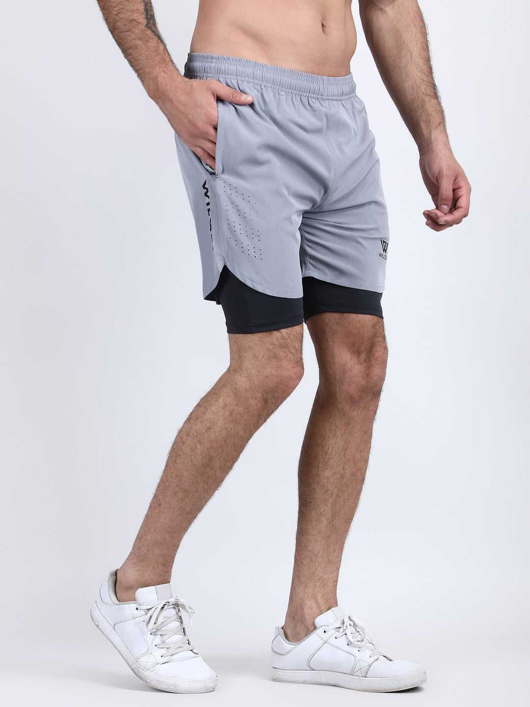 Mens Dryfit 2IN1 Shorts