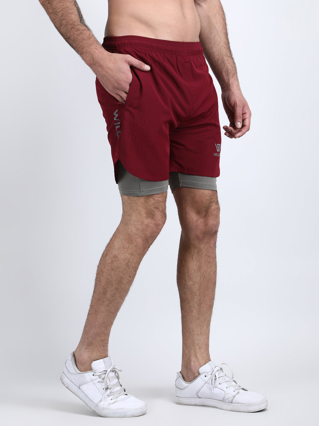 Mens Dryfit 2IN1 Shorts