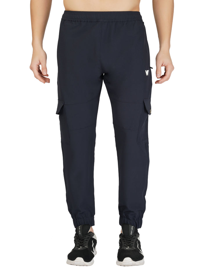 MEN'S TRAVELLING CARGO TRACK PANT WITH 2 SIDE PKT. & 2 AIR FLAP BUTTON PKT.