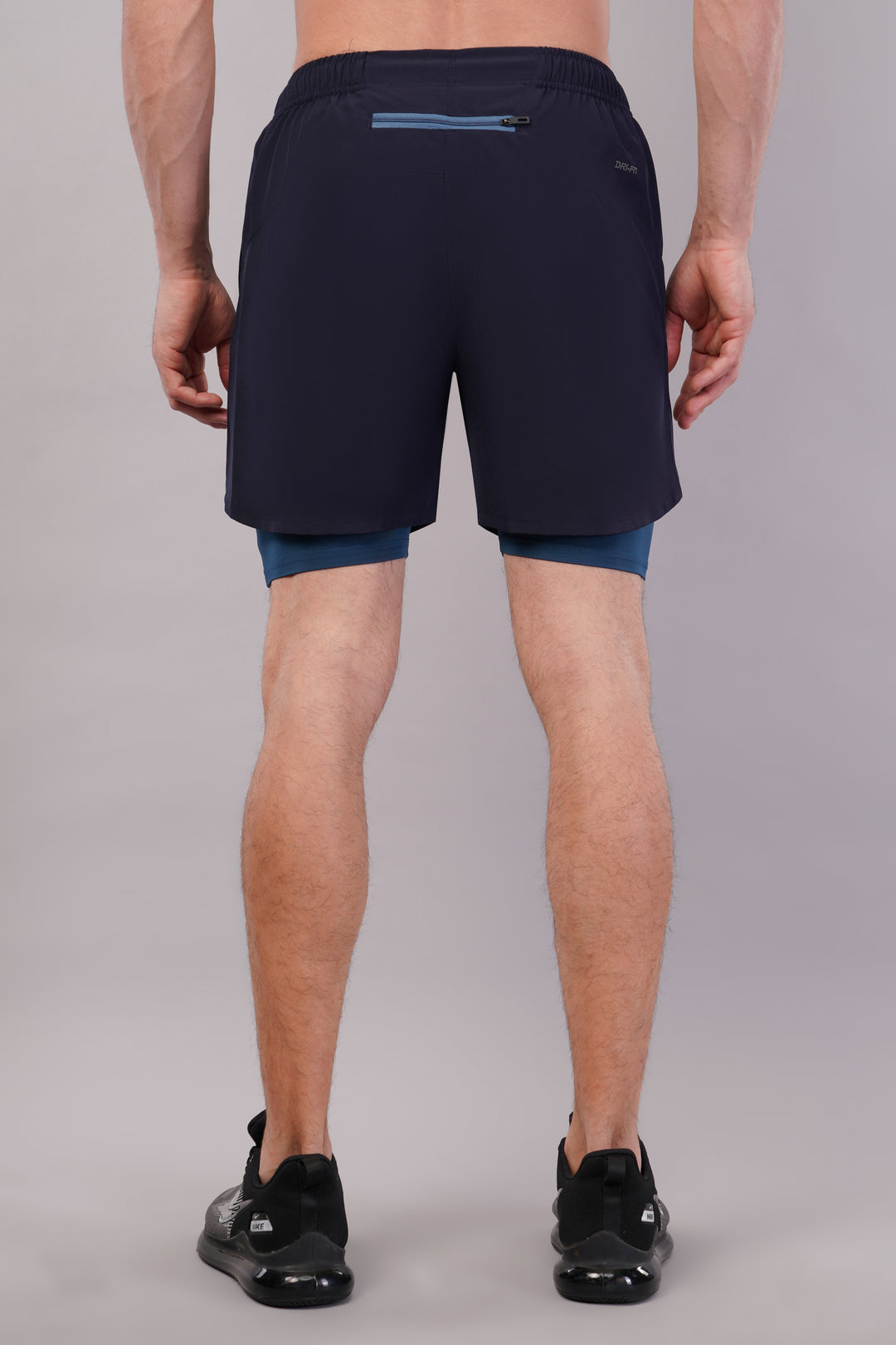 Wilqet Men's Running 2in1 Supporting Shorts with Back Mobile Pkt. & Swimwear Tighty Inner