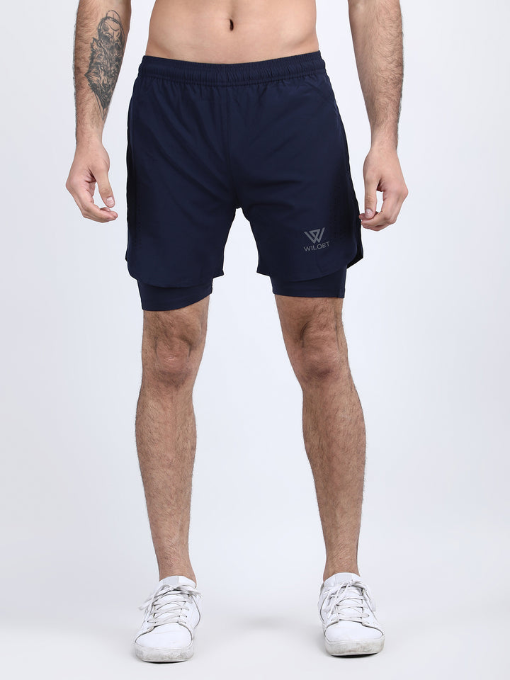 Mens Dryfit 2IN1 Shorts