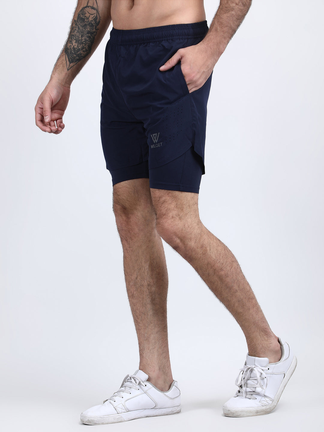 Mens Dryfit 2IN1 Shorts