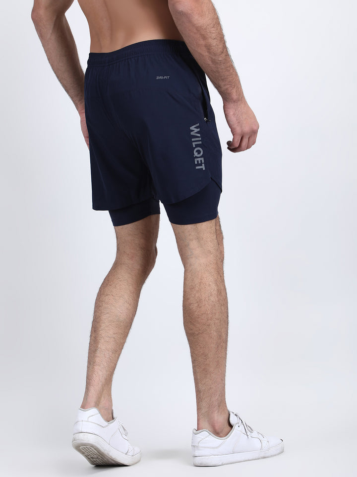 Mens Dryfit 2IN1 Shorts