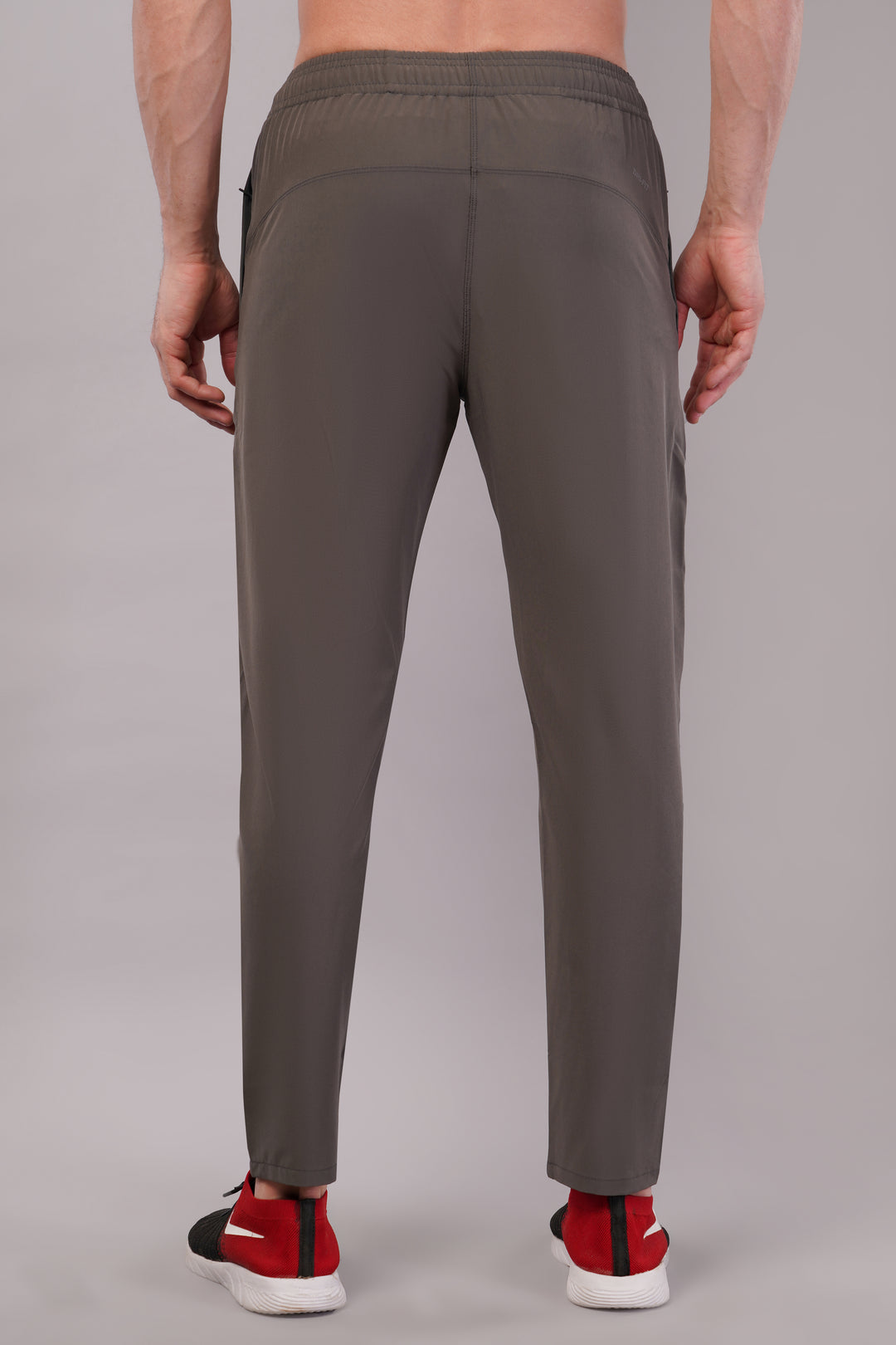 Men's Dryfit Running Sports Track Pant in NS Lycra Pro with 2 Zipped Side Pockets.