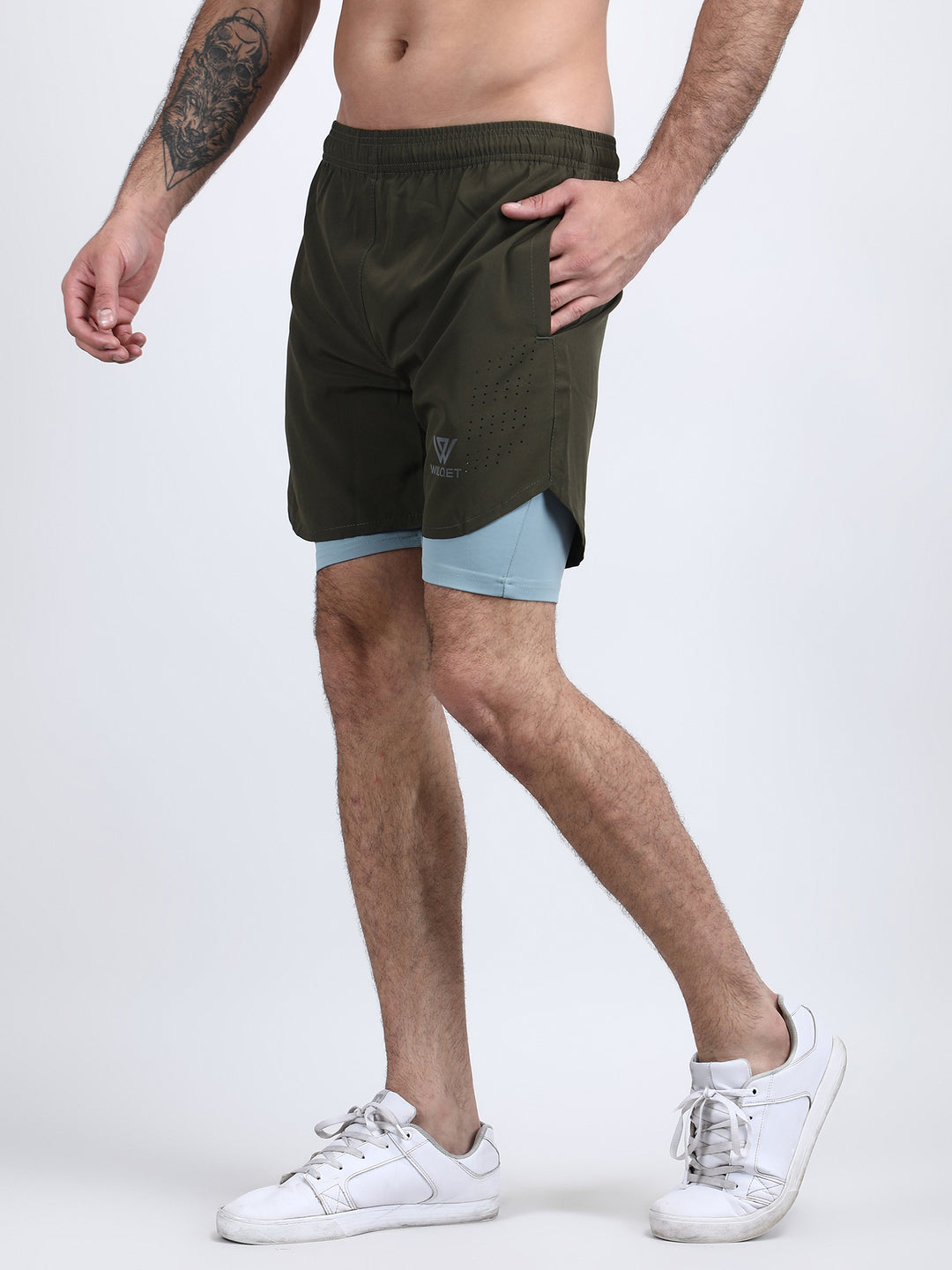 Mens Dryfit 2IN1 Shorts